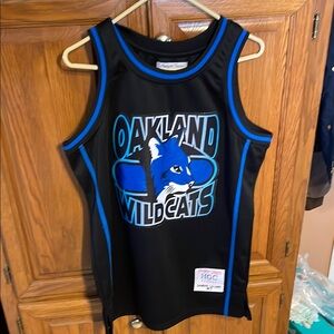 Oakland Wildcats Black and Blue Jersey lillard